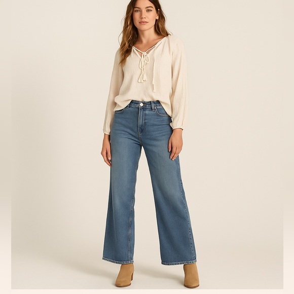 Mica Los Angeles Wide-Leg Jeans | Size 30 - Picture 1 of 8